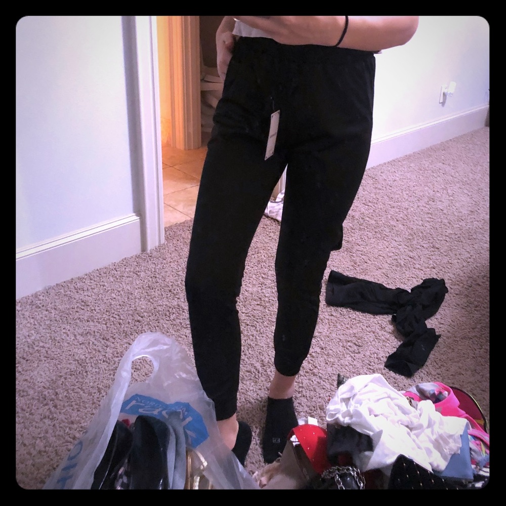 Silky sweatpants